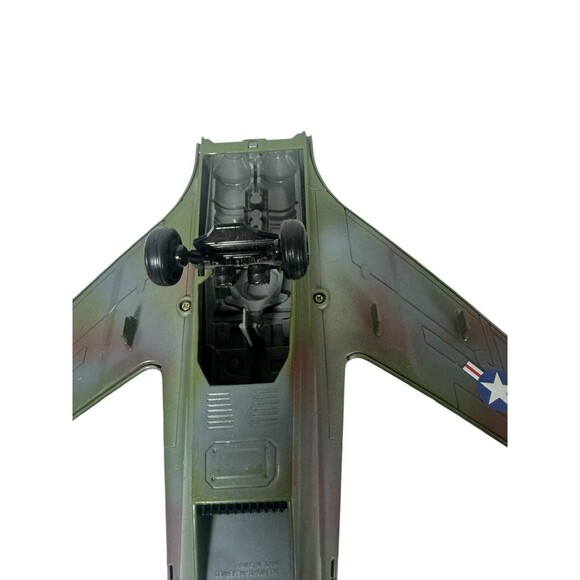 GI Joe Conquest X-30 1998 TRU Exclusive Green Camo Jet Fighter INCOMPLETE - Picture 11 of 16